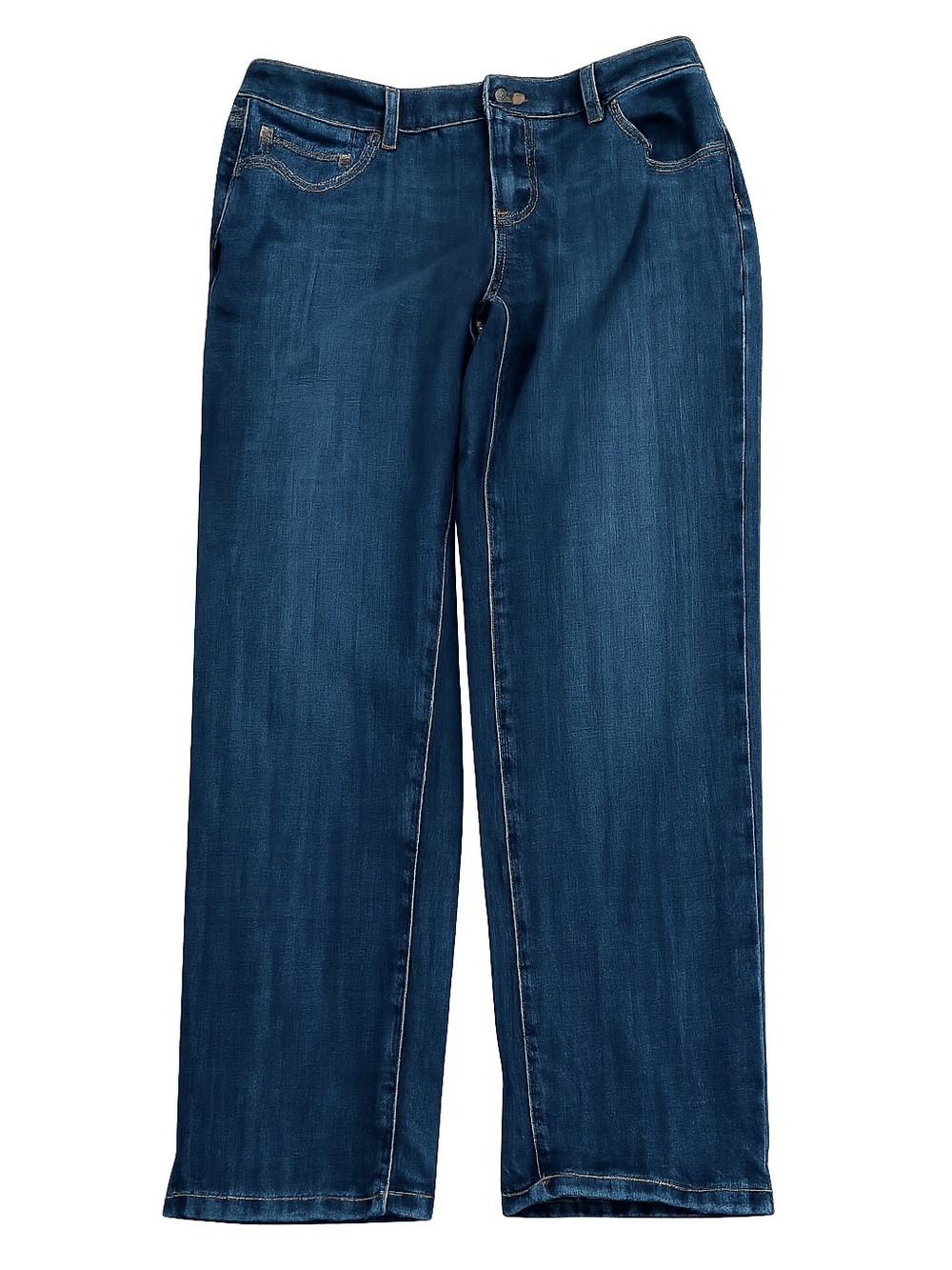 Talbots Women's Deep Indigo Straight-Leg Jeans